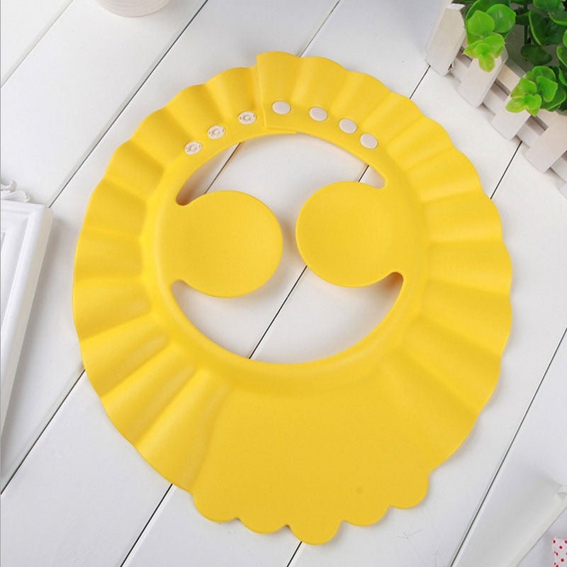 Visière chapeau pour douche bébé I ShampooCap™ - Enfance-epanouie