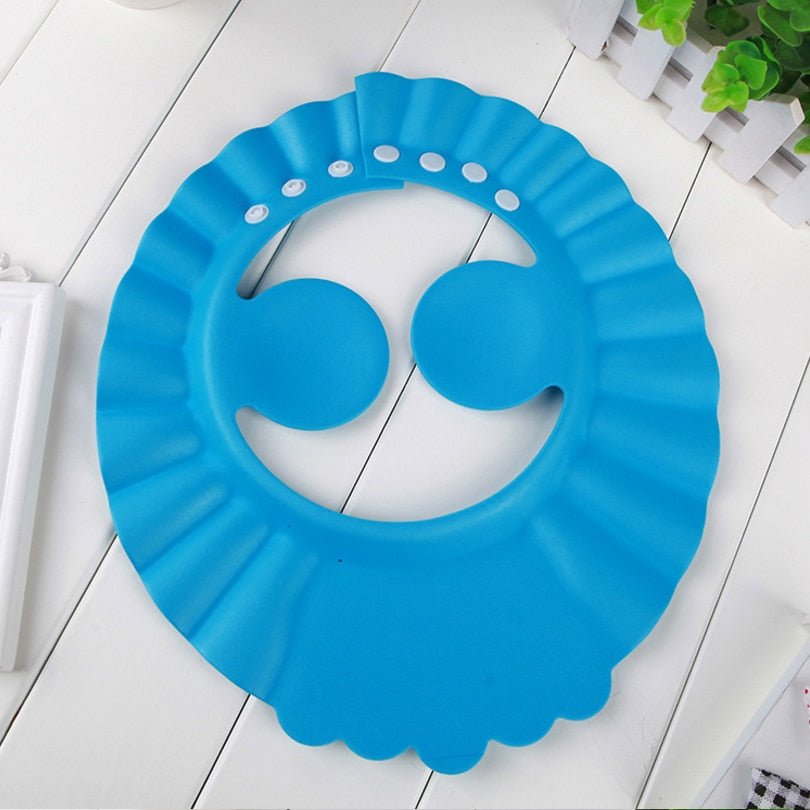 Visière chapeau pour douche bébé I ShampooCap™ - Enfance-epanouie